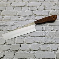 Image 2 of Nakiri with S-grind and Amboyna handle