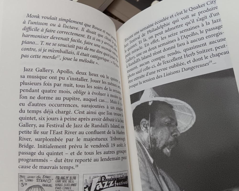 Image of Thelonious Monk : le legs Lacy de Jacques Ponzio