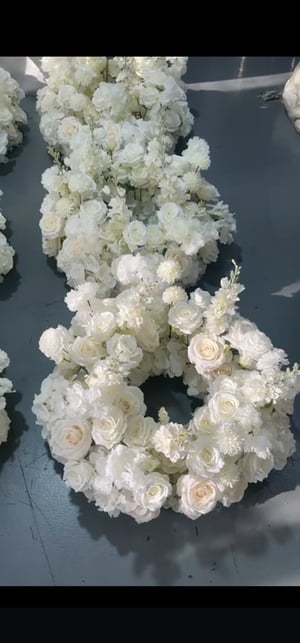 Image of Candlelabra  Base flower ,  off white  ( flower only)
