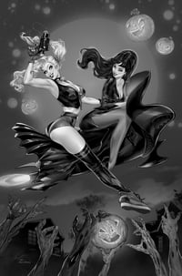 Image 2 of HARLEY QUINN X ELVIRA #1 set of 3