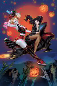 Image 4 of HARLEY QUINN X ELVIRA #1 set of 3