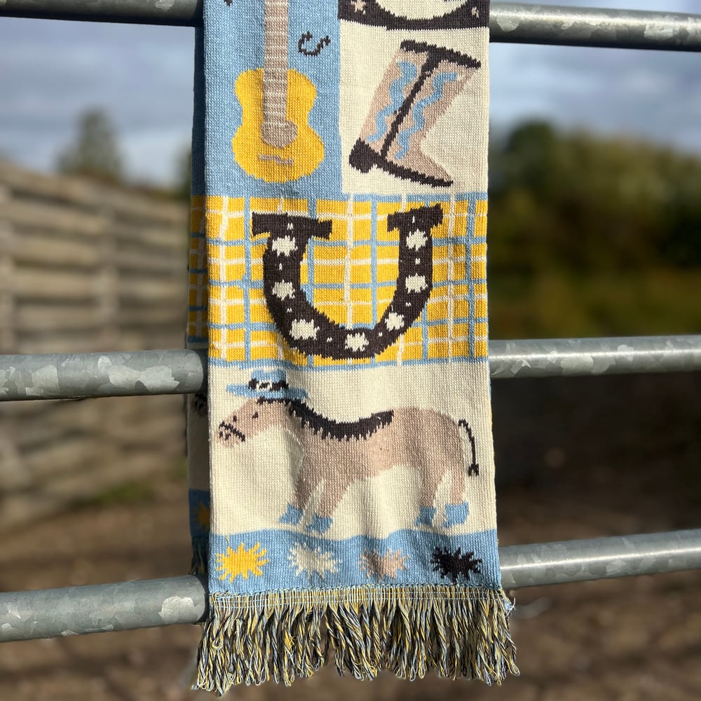 Image of Wild West Recycled Cotton Scarf