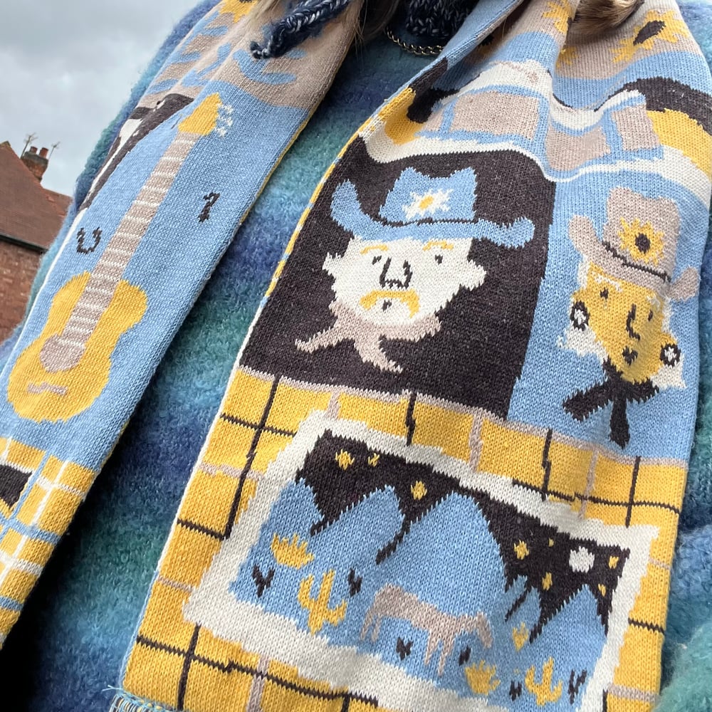 Image of Wild West Recycled Cotton Scarf