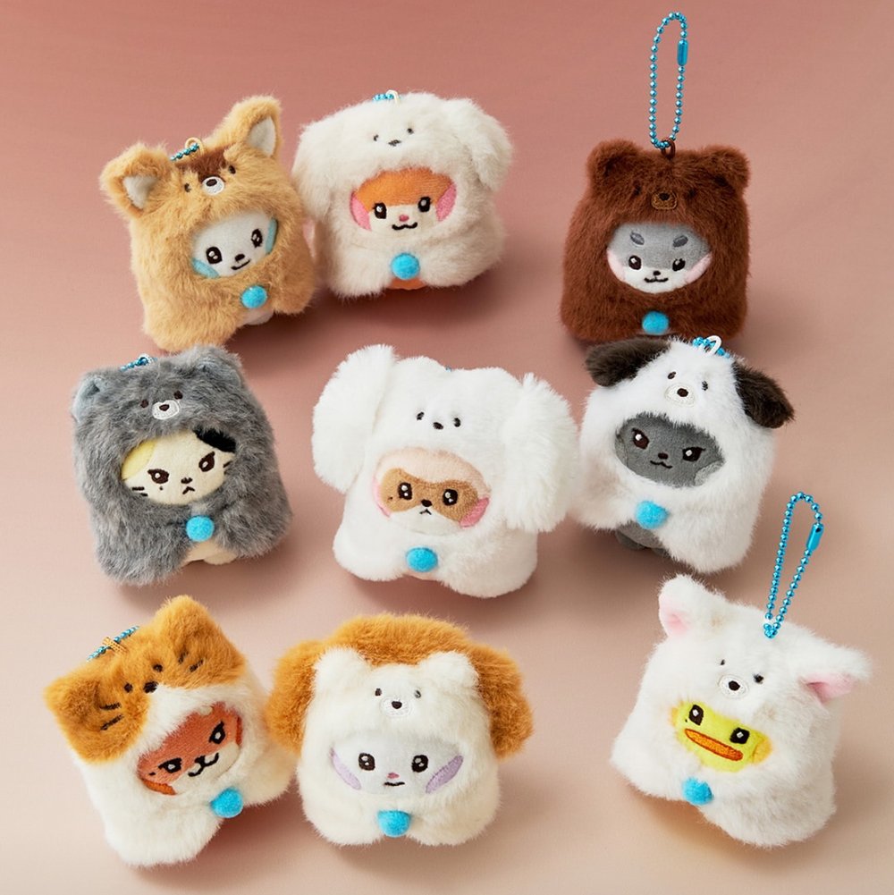 Image of ZEROBASEONE Zeroni ‘Fluffy Wonderland’ Mini Plush Keyring