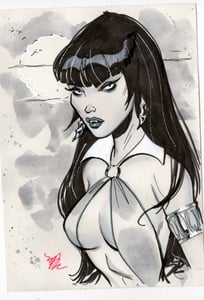 Image of Original drawing, Vampirella