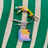 Image 2 of "On my way home" keychain