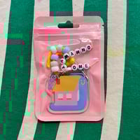 Image 3 of "On my way home" keychain