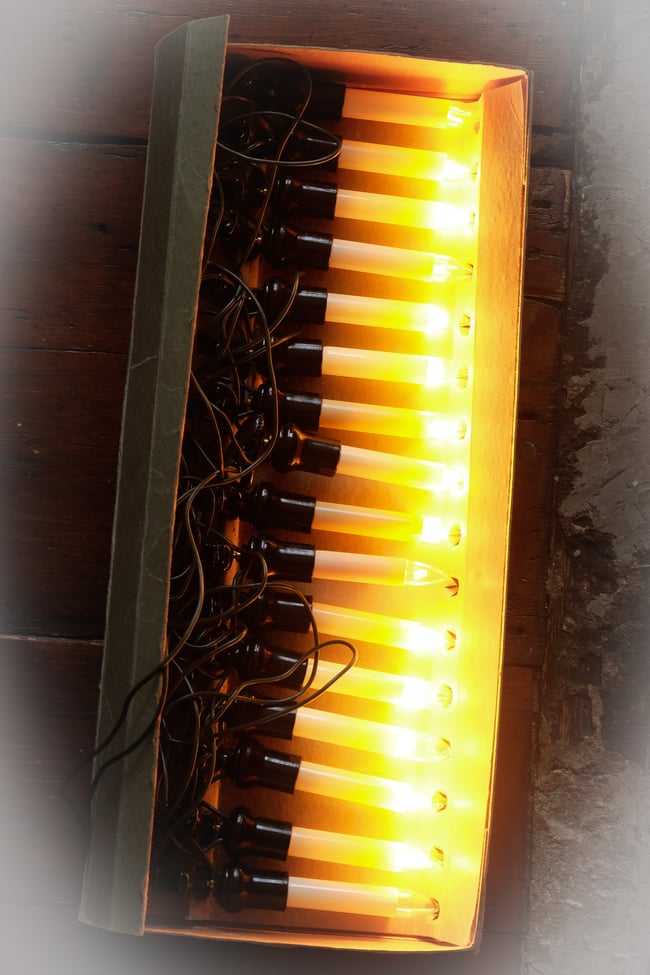 Vintage TUNGSRAM Candle Lights Circa 1960's