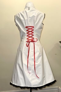 Image 7 of white pvc "mutilation is salvation" nurse JSK