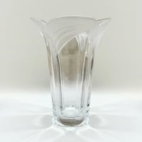 Image 5 of Vase japonais vintage 1950 – Verre dépoli motif muguet – HOYA Japan Glass