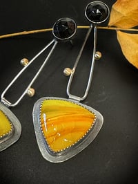 Image 3 of Rosarita & Black Onyx Earrings