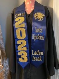 Image 2 of Pre-Designed High School Graduation stole 