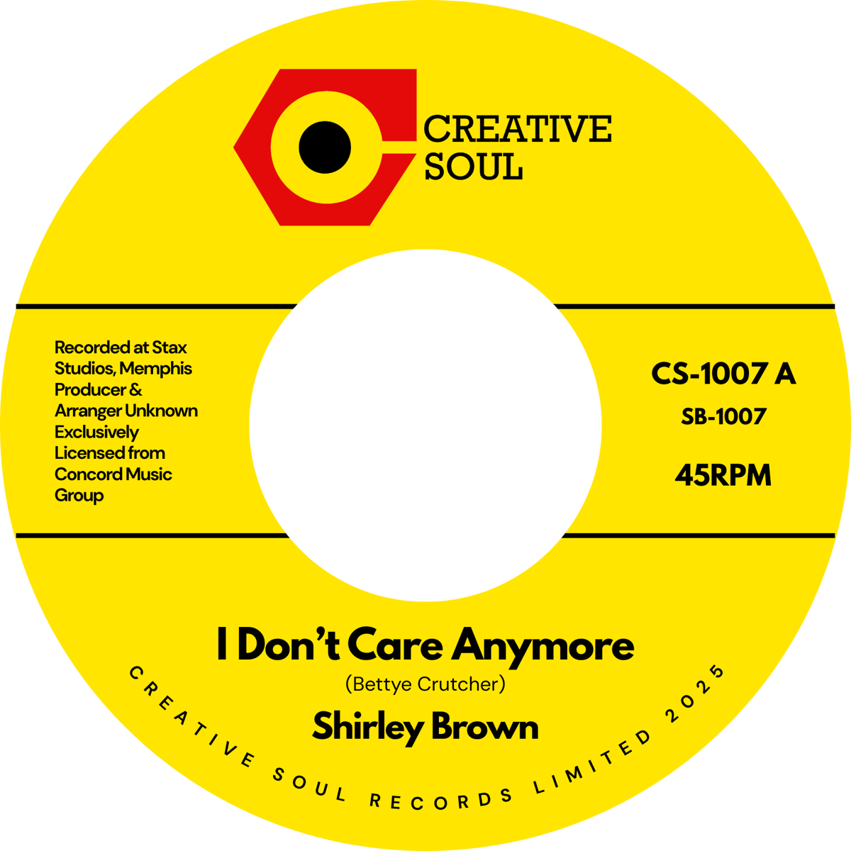 洋楽 This Time / Phase 7 / 1985 Shell Records Creative-Soul.co.uk — Shirley Brown-I Don't Care Anymore/Carla