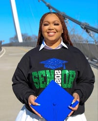 Image 4 of Senior Grad Cap Year Sweatshirt 