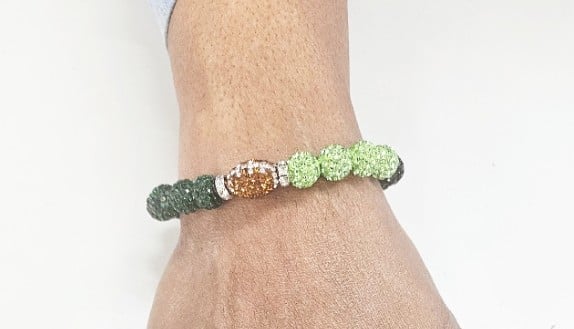 Image of Beadillionz inspired theme sports Eagles bleed green