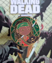 Pin's doré - Michonne