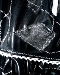 Image 7 of pvc frankensteined x distressed medical OP (black x white)