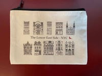 Buildings of the Lower East Side – Zipper Pouch