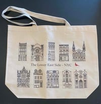 Buildings of the Lower East Side – Jumbo Tote