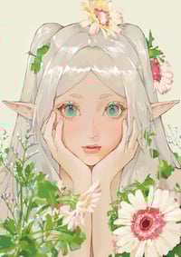 frieren portrait print