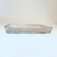 Image 6 of Plateau de service en verre rectangulaire – vintage des années 50 - 60