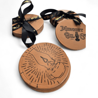 Image 2 of Leather Coaster Set