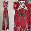 TV Ring Worn WWE Victoria Red Black Widow Spider Gear