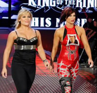 Image 2 of TV Ring Worn WWE Victoria Red Black Widow Spider Gear