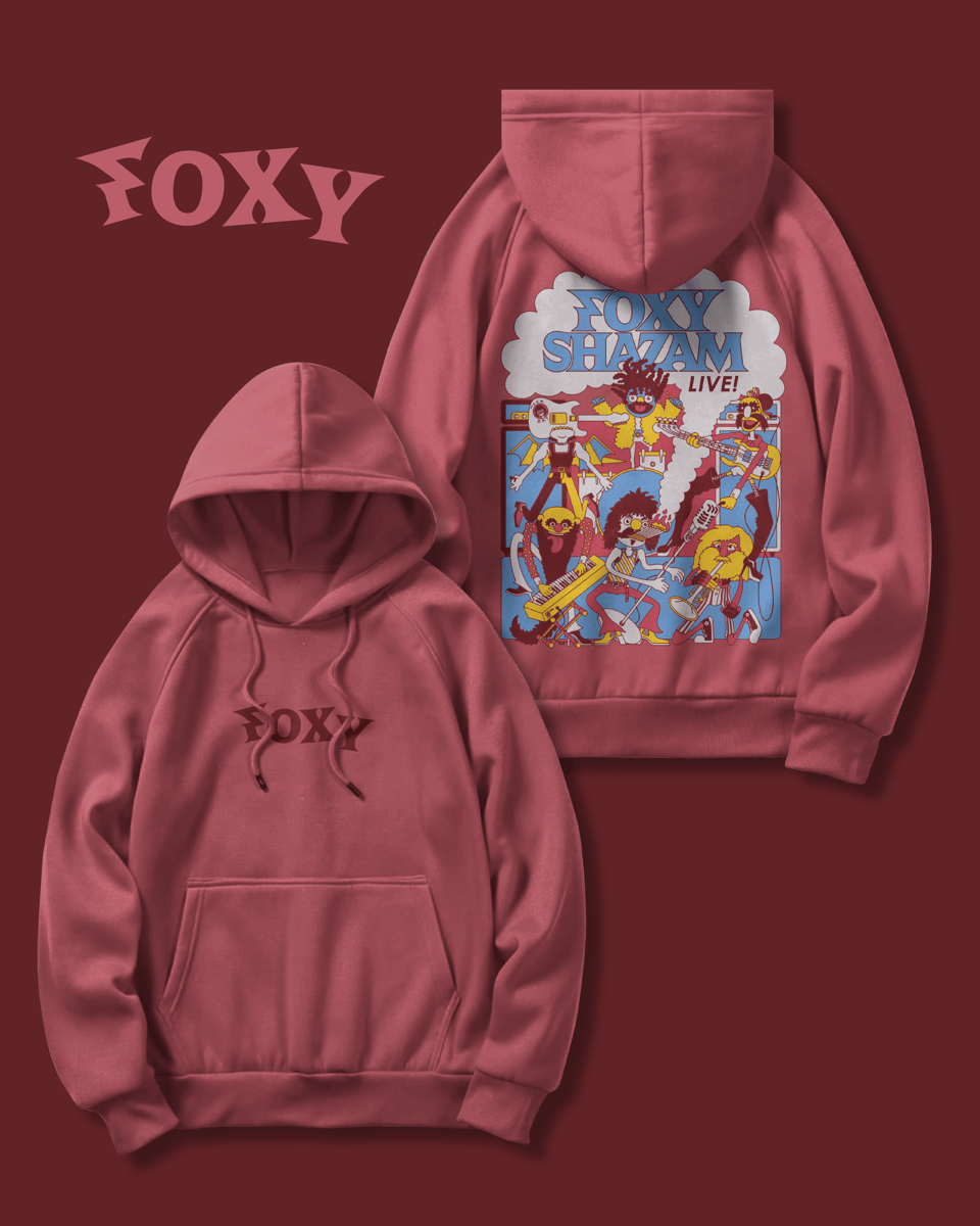 Foxy Live — Hoodie *Limited Crimson Color* | Foxy Shazam