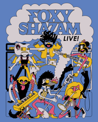 Image 2 of Foxy Live — Hoodie *Limited Flo Blu Color*