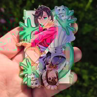 Image 1 of Queen of Hearts Pin (Glow Card)