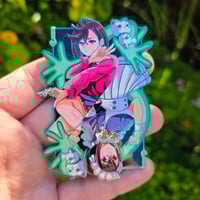 Image 2 of Queen of Hearts Pin (Swirl Pearl Card)