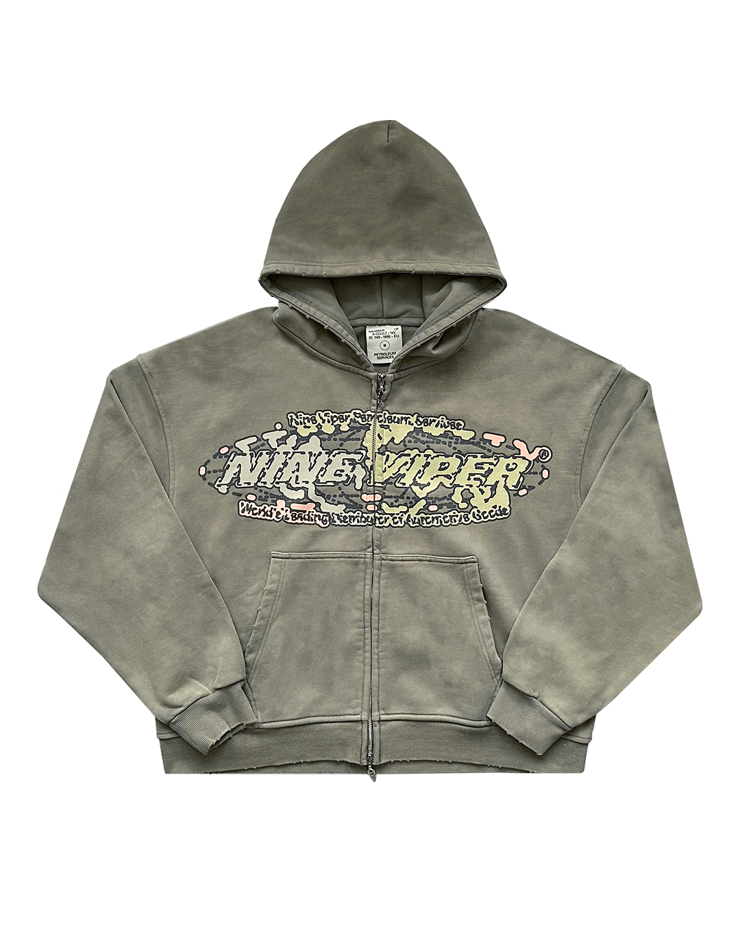 Image of OG Globe Logo (v3.5) Zip-Up Hoodie