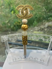 Gold Beaded pen