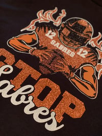 Image 3 of Football Flames Team Spirit Shirt 