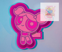 Image 1 of Power Girl Bub Blue Mold|Housing Mold Maker STL File for Freshies|Candle|Aroma Beads|Freshie Mold