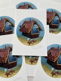 Image 1 of Baba Yaga Pigeon Print