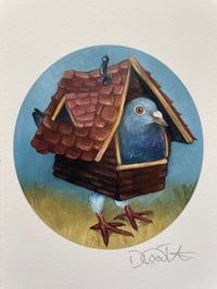 Image 4 of Baba Yaga Pigeon Print
