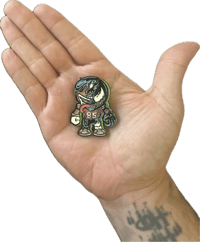 Image 3 of Issue 85 Pin (Glow in the dark)