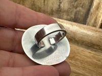 Image 14 of 'Un salut à l'amour' . Handmade statement sterling silver ring