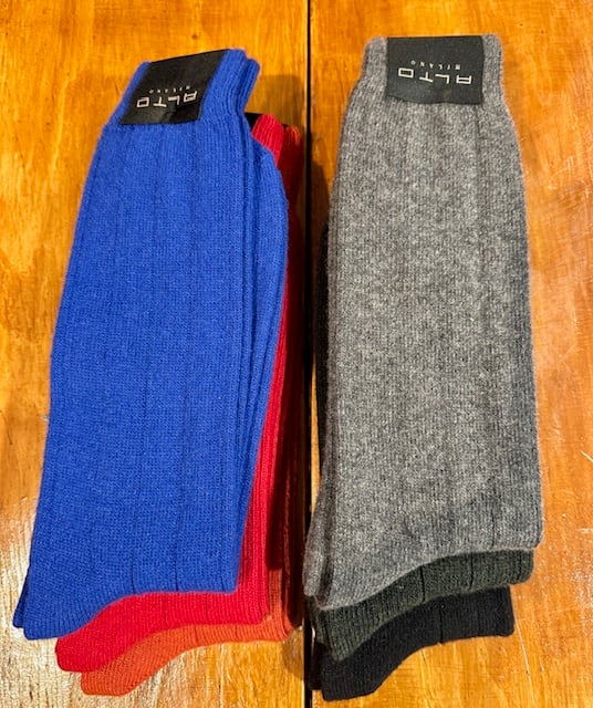 Image of Facenti Alto Men's Socks- Cashmere or Merino Socks!