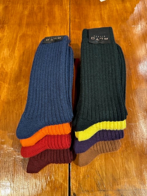 Image of Facenti Alto Men's Socks- Cashmere or Merino Socks!