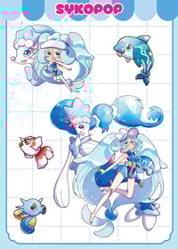Image 2 of Hatsune Miku: Project Voltage Sticker Sheets (Psychic & Water)