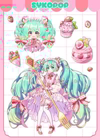 Image 2 of Hatsune Miku Sticker Sheets