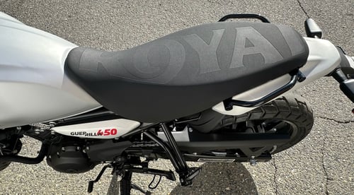 Image of 2026 Royal Enfield Guerrilla 450 in Smoke Silver!