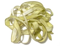 Image 5 of 1PC. GOLDEN PEAR 42" hand dyed wrist wrap bracelet silk ribbon//Yoga wrist wrap bracelet ribbon