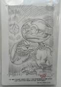 Image of ORIGINAL SKETCH OF FUGITOID ON COVER OF 2025 CON SKETCHBOOK 