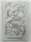 Image of ORIGINAL SKETCH OF LEONARDO ON COVER OF 2025 CON SKETCHBOOK 