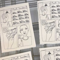 Bamby Sérigraphie noir et blanc