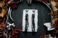 Image 1 of Leather Fringe earrings